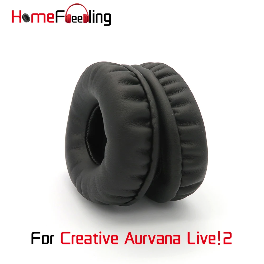 

Homefeeling Ear Pads For Creative Aurvana Live!2 Earpads Round Universal Leahter Repalcement Parts Ear Cushions