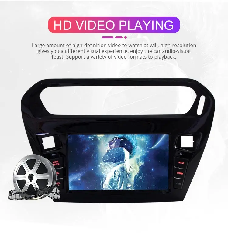 Besina Android 9,0 dvd-плеер для peugeot 301 Citroen Elysee радио 2013 Мультимедиа gps Navi wifi Octa C