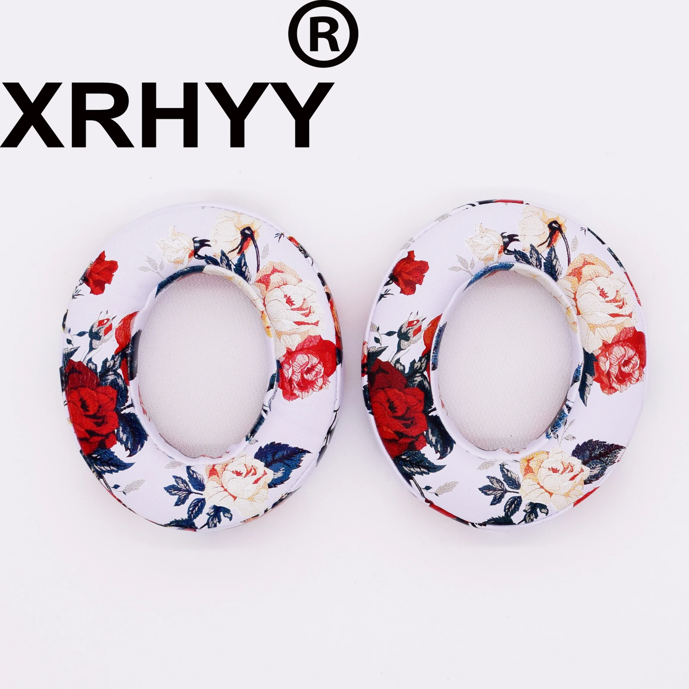 XRHYY сменная подушка для наушников для Beats Studio 2,0 Studio 2 Студио 3,0 Студио 3 Проводные/беспроводные Накладные наушники-белый цветок