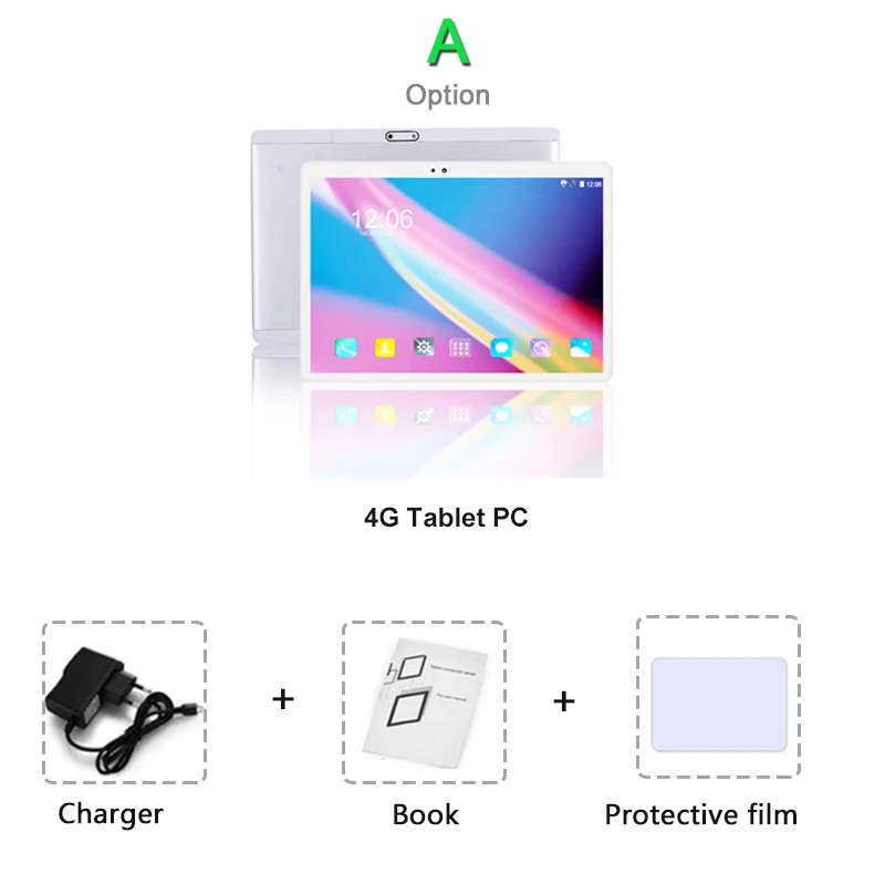 Комплект 1 Новинка, 10 дюймов, планшет, компьютер, 10 core 1920*1200 ips Android 8,0 Оперативная память 6 ГБ Встроенная память 64GB 4G телефон планшеты 2,4G/5G WI-FI Bluetooth gps MT6797 - Комплект: Комплект 1