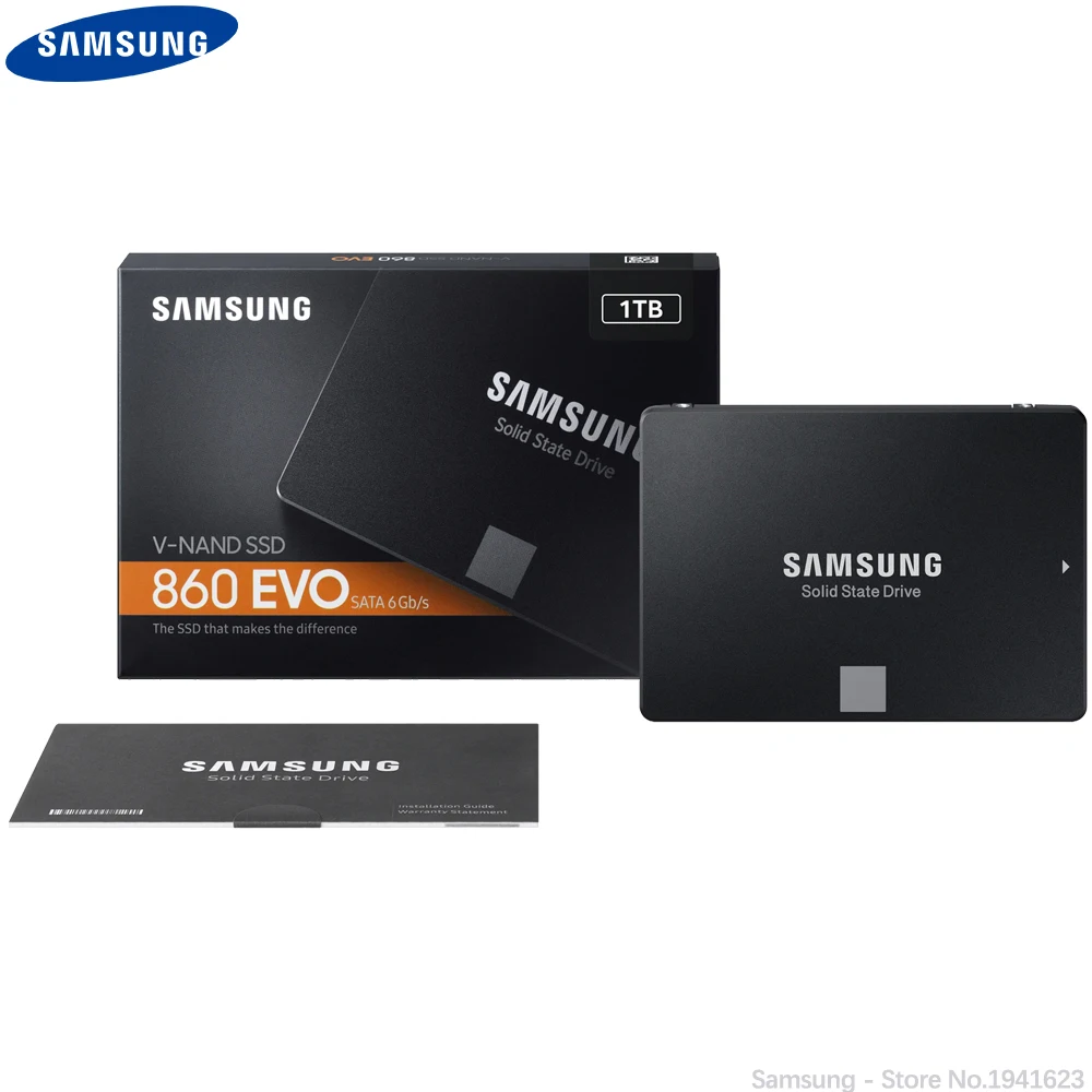 Samsung 860EVO Внутренний твердотельный накопитель 250 ГБ 500 1 ТБ 2 HDD жесткий диск HD SATA 3 5