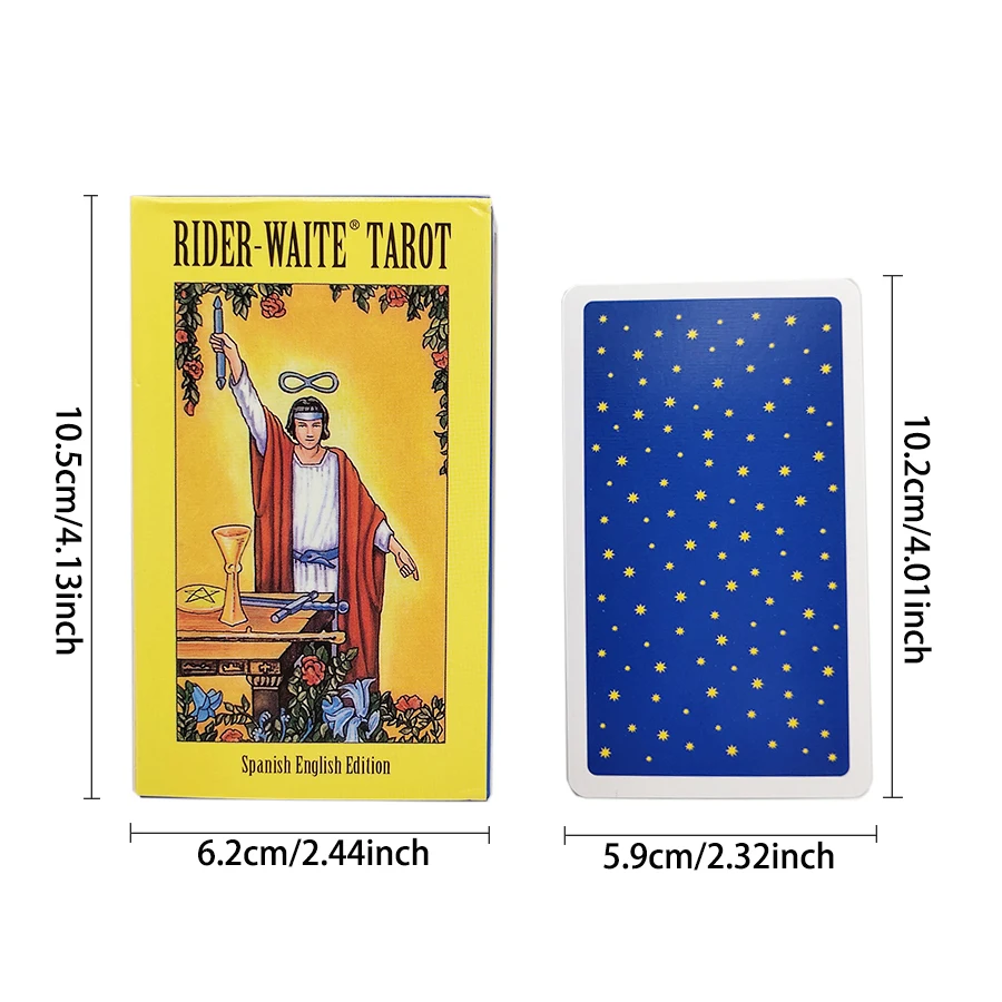 Классический Таро карточная игра семейвечерние Тия английский испанский