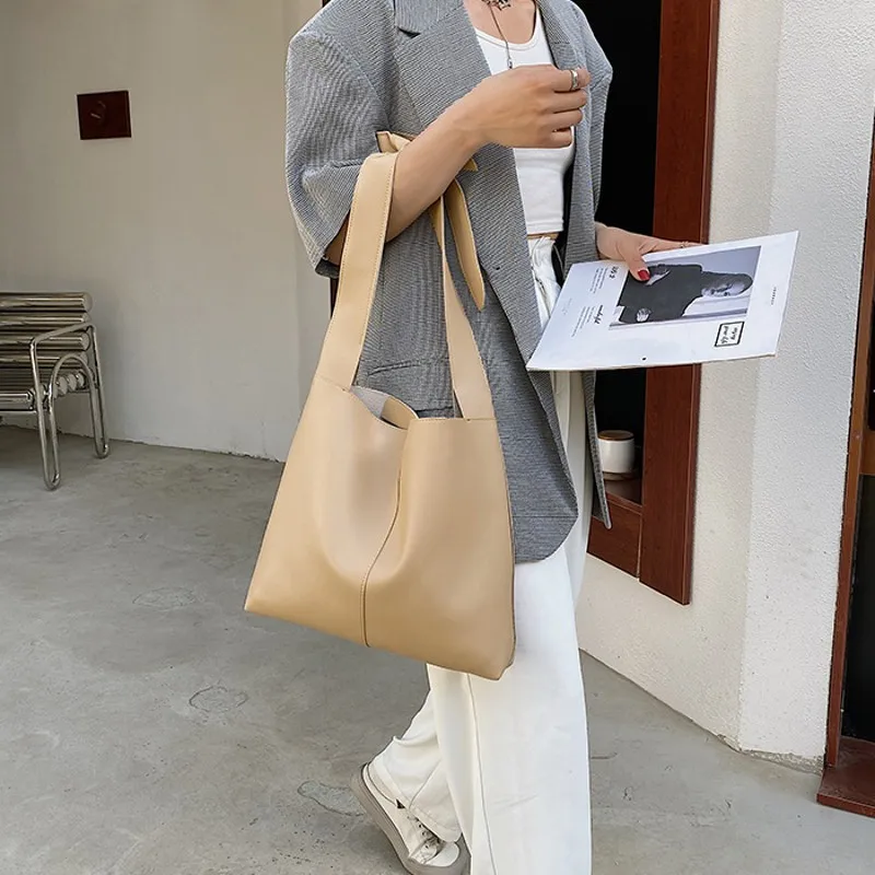 

Fashion designer Shoulder Bags Retro Casual Women Totes Shopping Bag Female Leather white large cheap Handbag for Women 2021