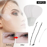 40pcs set invisible thin face facial stickers facial line wrinkle flabby skin v shape face lift tape for face
