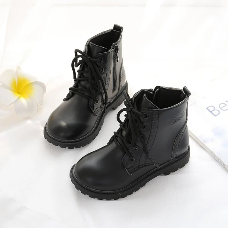 Винтажные Детские военные тренировочные ботинки весенне-осенние антиботинки