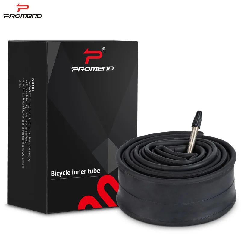 

Promend Bicycle Inner Tube 26 / 29 / 27.5 / 700c Rubber Pneumatic Tire Schrader / Presta Mountain MTB Bike Cycling Tire Tube