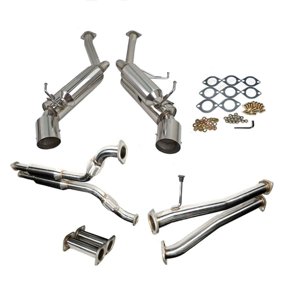 

DUAL CATBACK EXHAUST VQ35 FOR 03-06 G35 03-08 350Z