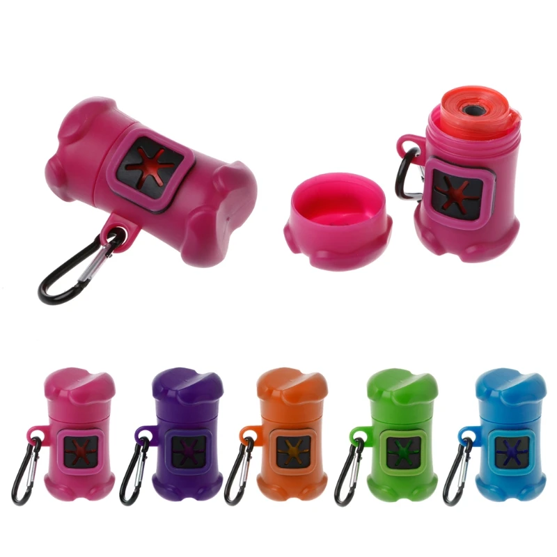 ПЭТ форма кость собаки отходов ПУ мусора диспенсер Очистить Сумки