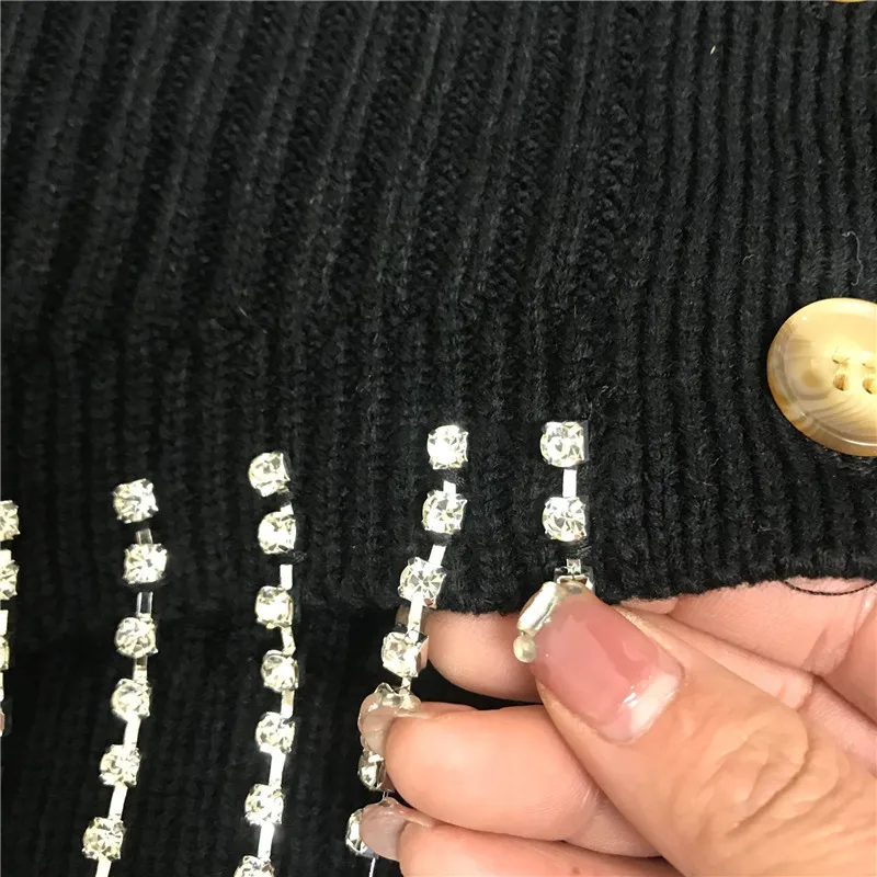 Высокая конец Пользовательские Тяжелая сделанная вручную Стразы цепочкой