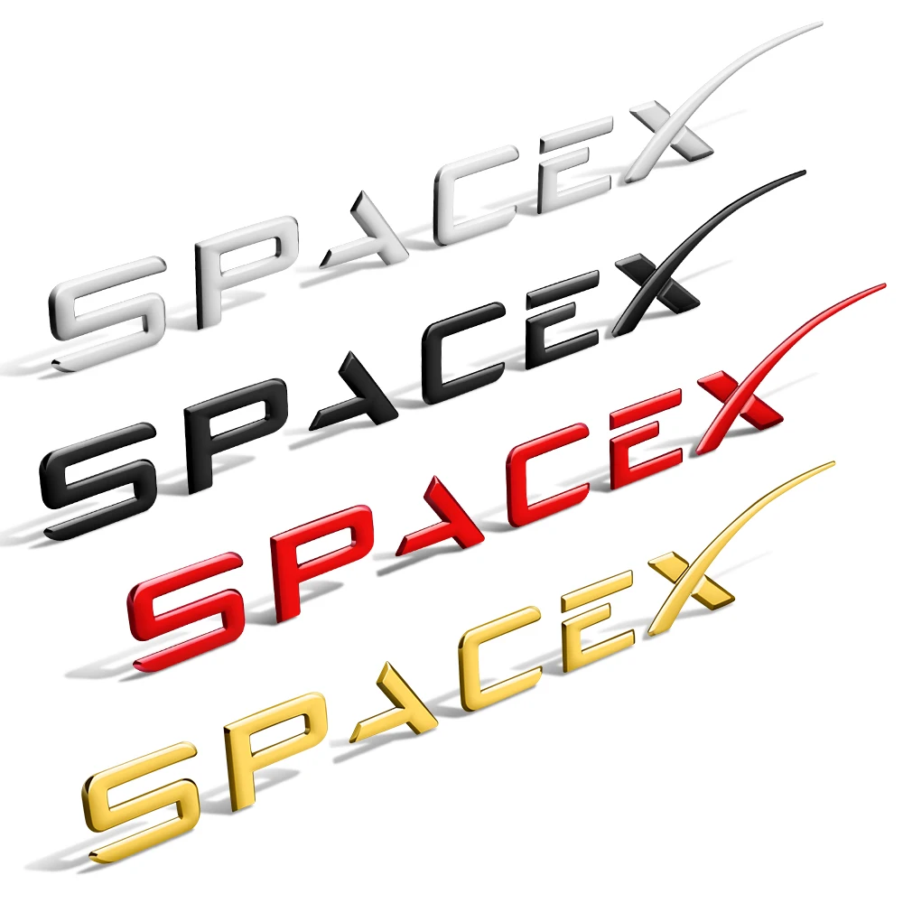 Стайлинг автомобиля для Tesla Model 3 X Y S SPACEX багажник задние буквы эмблема наклейка с