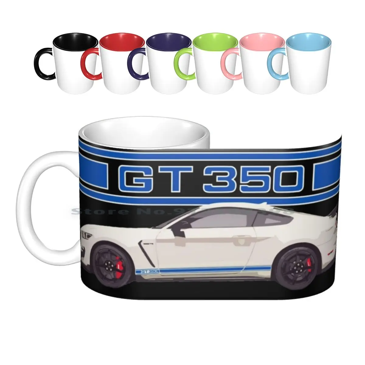 

Heritage Shelby Gt350 Gt500 Ceramic Mugs Coffee Cups Milk Tea Mug F150 Gt Cars Muscle Car Gt500 Gt350r Classic Car Race Car