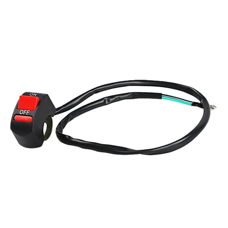 

Universal Handlebar Motorcycle Switch ON-OFF Button LED Angel Eyes Light Switch