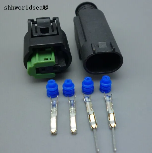 Shhworldsea 2 контакта штекер гнездо провода разъем для охлаждающей жидкости