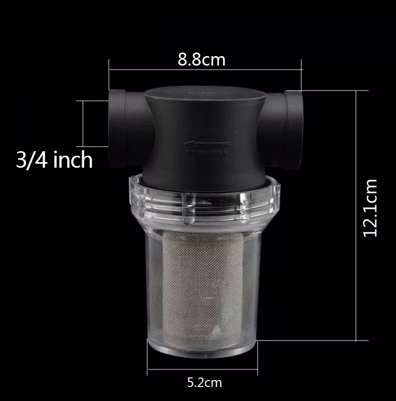 Сетчатый фильтр для садового пруда 1/4 дюйма, 3/4 дюйма, 1 шт. у пруда