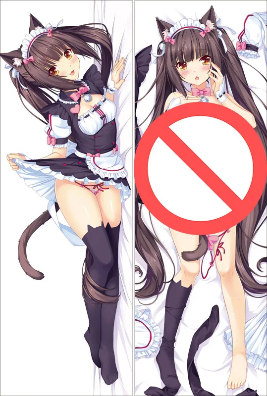 S10 Аниме Nekopara Chocolat Dakimakura Чехол персонажи ванильный чехол Neko Para кошки рай кокосовые объятия чехол для подушки - Цвет: S10