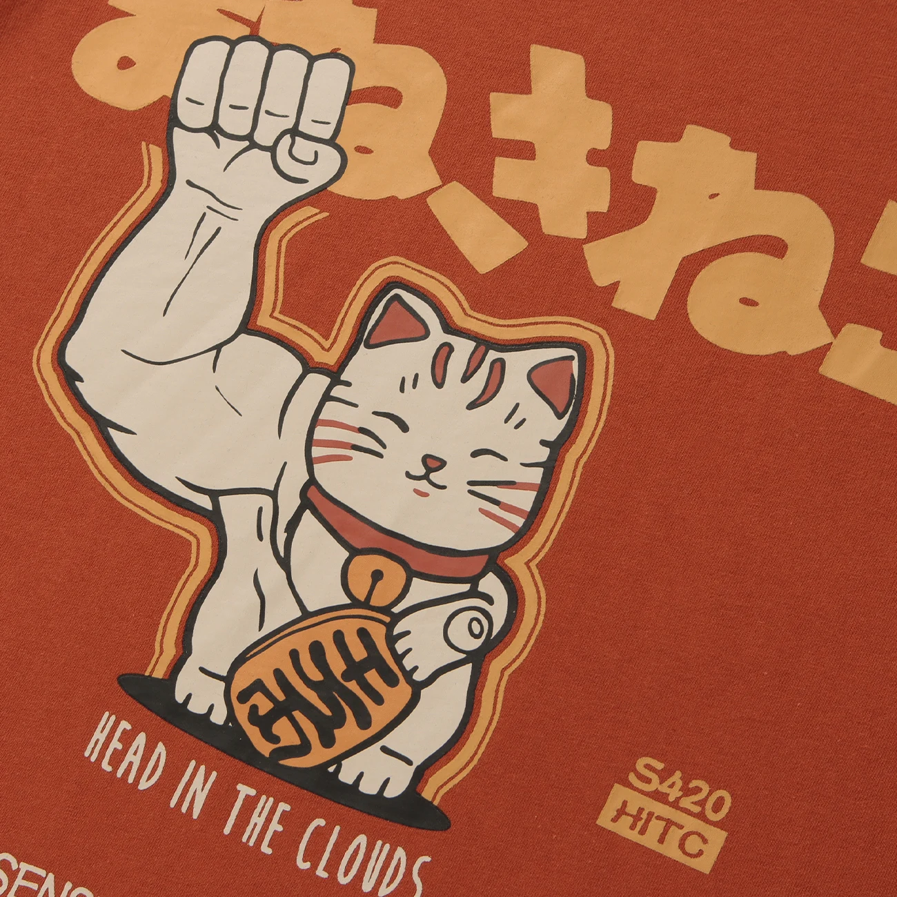 LACIBLE для мужчин в стиле хип хоп Харадзюку уличная одежда футболка Фортуна Cat