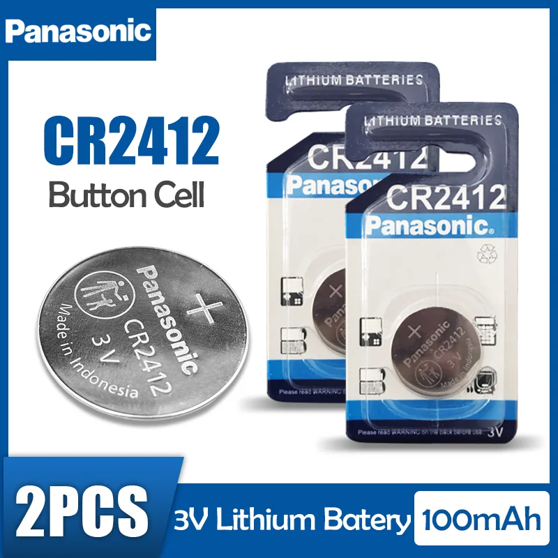 100% Оригинальный литиевый аккумулятор Panasonic CR2412 CR 2412 3 в для автомобильного