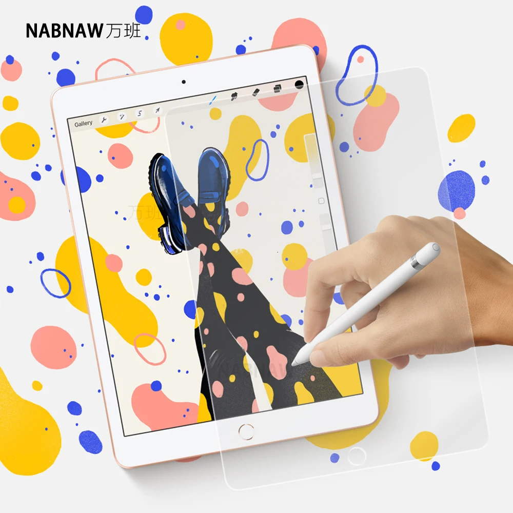 NABNAW Tempered Glass for iPad 10.2 inches Mini 5 4 3 2 1 air 10.5 Screen Protector for New iPad 9.7 iPad Pro 11 images - 6