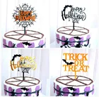 Топпер для торта на Хэллоуин, черное золото