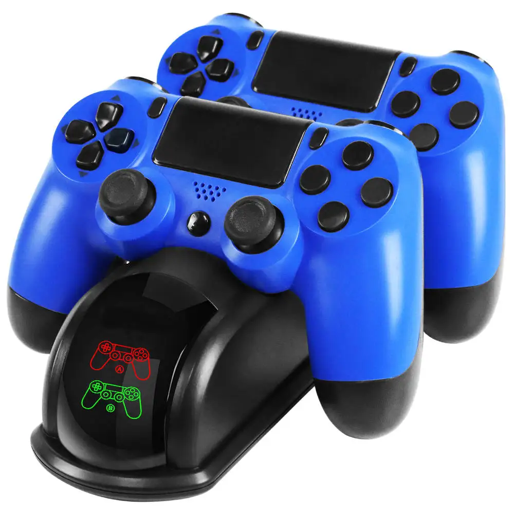 Новая Док станция для PS4 с функцией быстрой зарядки зарядная двух контроллеров