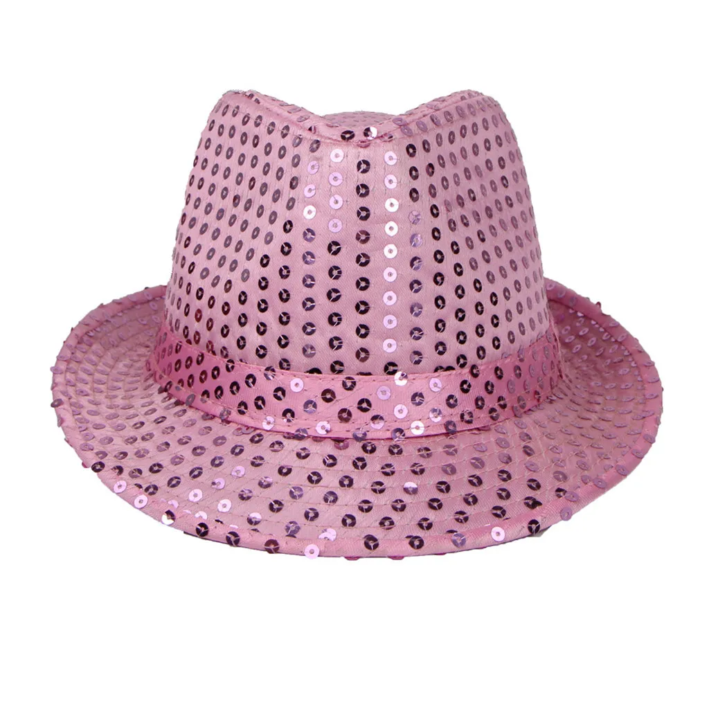 Top Hats Sequin Jazz Hat Trilby Fedora 