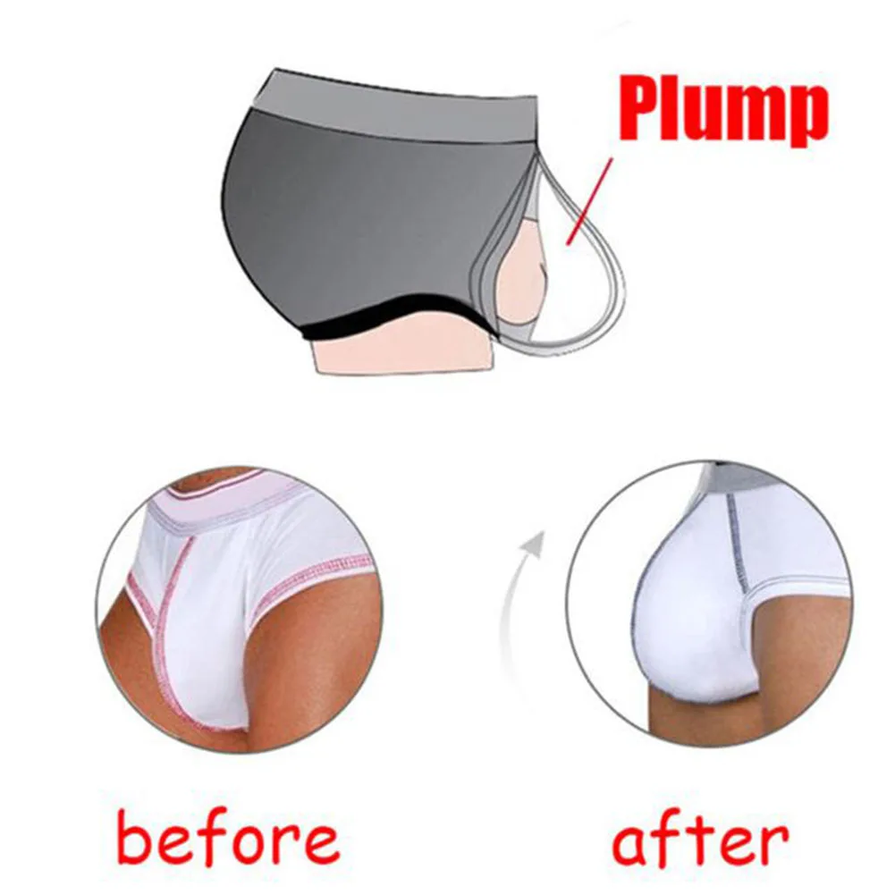 Мужские сексуальные формованные плавки нижнее белье накладки трусы для