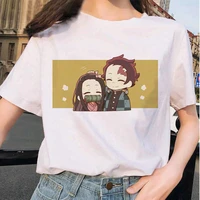 womens tee shirt demon printed t shirts women graphic streetwear tshirt clothes japanese female anime t shirt top teens girls