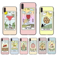 egypt mysterious tarot divination phone case for iphone 12 11 pro xr x xs max 8 7 6 6s plus se 2020 mini back cover shell fundas