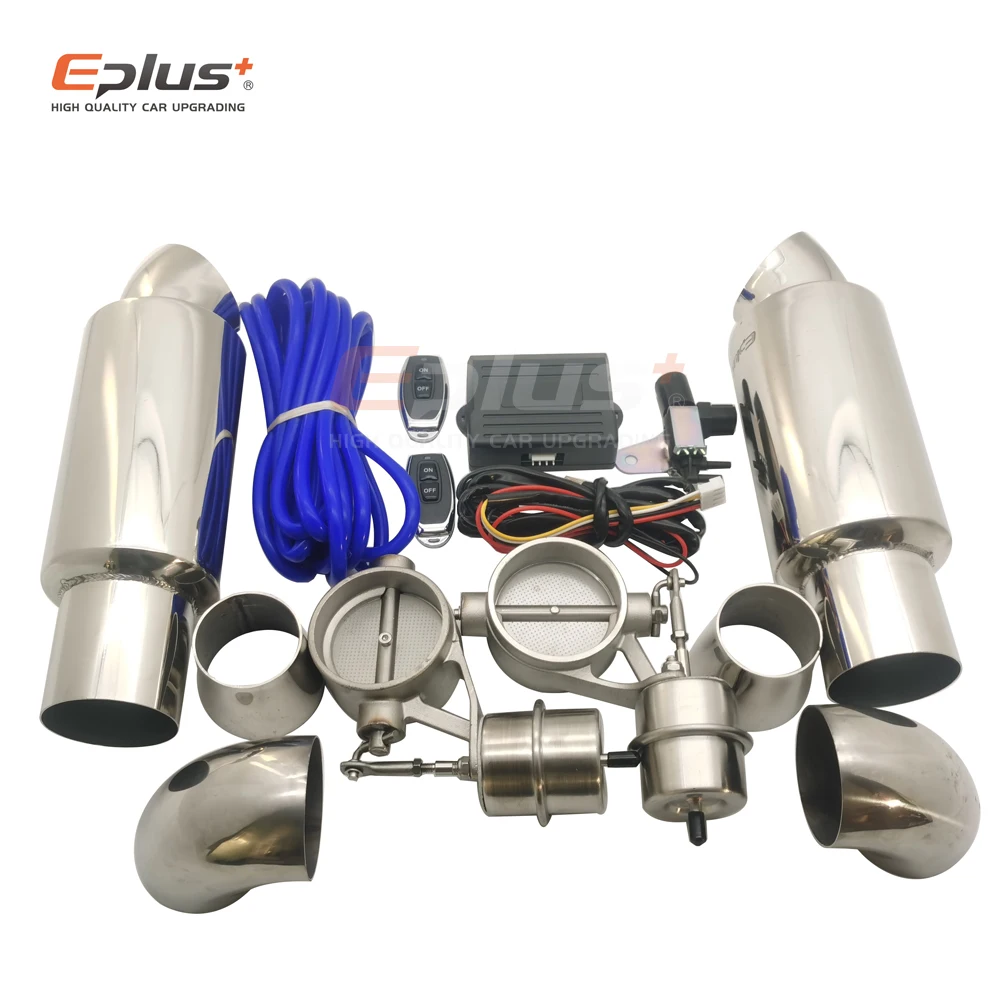 

EPLUS Car Exhaust control Valve Sets Vacuum Controller Device Remote Kit Controller Switch Universal 51 63 76MM