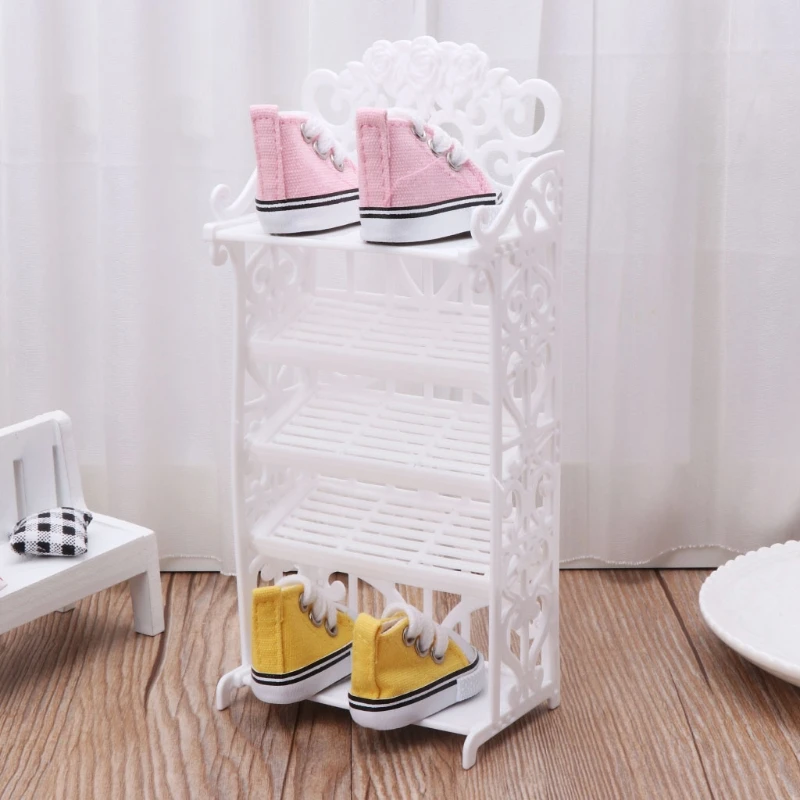 Новые куклы полка для обуви дом аксессуары мебель Барби стальной шкафчик