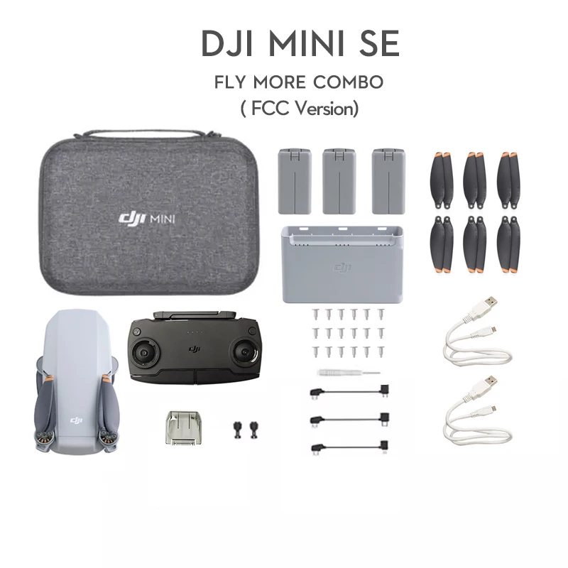 DJI Mini SE drone FCC Version MT2SS5 3-Axis Gimbal flight time 30 minutes MR1SS5 controller brand new original in stock | Электроника