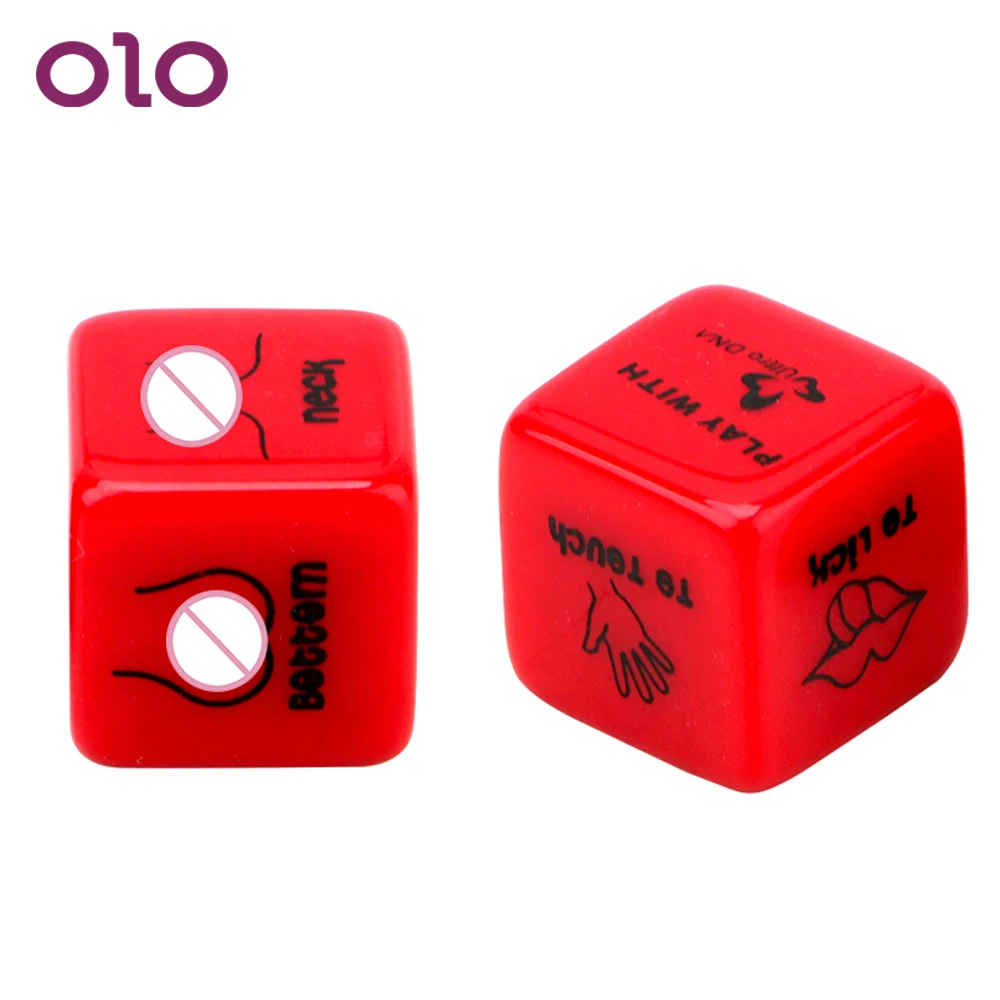 OLO 2Pcs/lot Sex Dice Adult Games 6 Positions Erotic Toy For Couples Sexy Romance Love Humour Gambling Punishment | Красота и