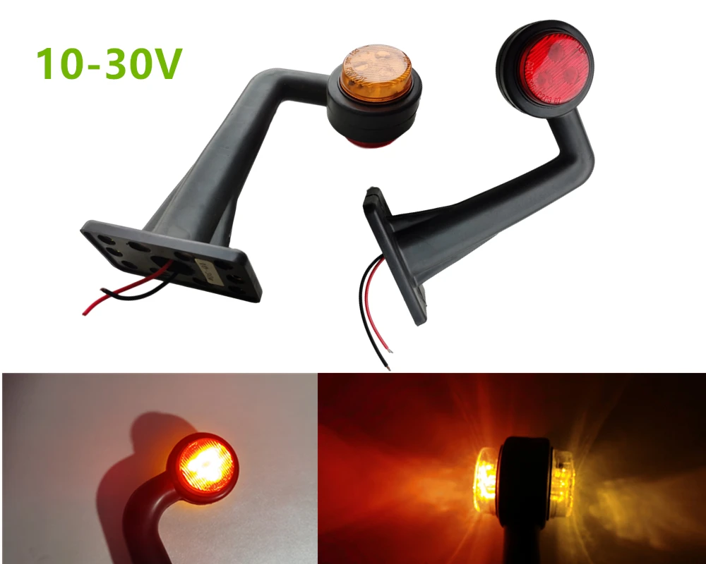 Боковой габаритный фонарь для грузовика 2 светодиодный Ода 24 В | Автомобили и