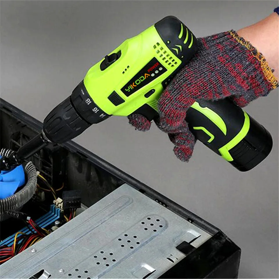 16 8 в бытовая ручная Беспроводная сверление на двойной скорости электрическая