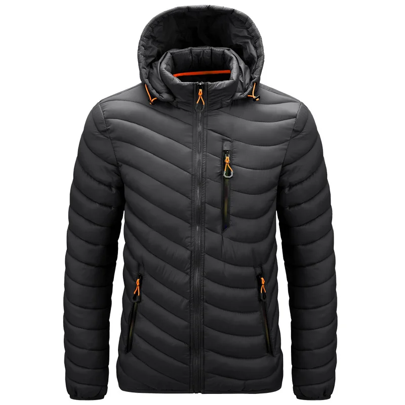 

IEFB 2021 Winter New Cotton Padded Jacket Men's Large Detachable Hat Cotton Padded Jacket Autumn And Winter New Hooded 9D0253