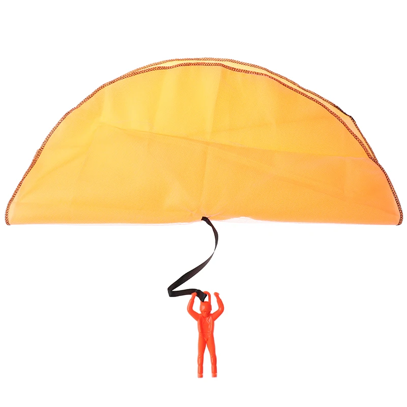 

Funny Design Kids Hand Throwing Parachute Toy For Children Educational Parachute With Figure Soldier Outdoor Play Games Sports