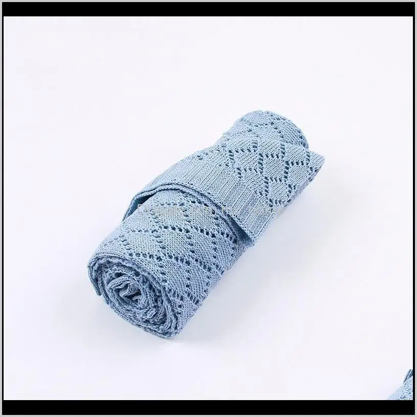 

Swaddling Baby Blankets Knitted Wrap Infant Swaddle Woolen Born Super Soft Warm Kids Ikeren Monthly Toddler Bedding Cover 201128