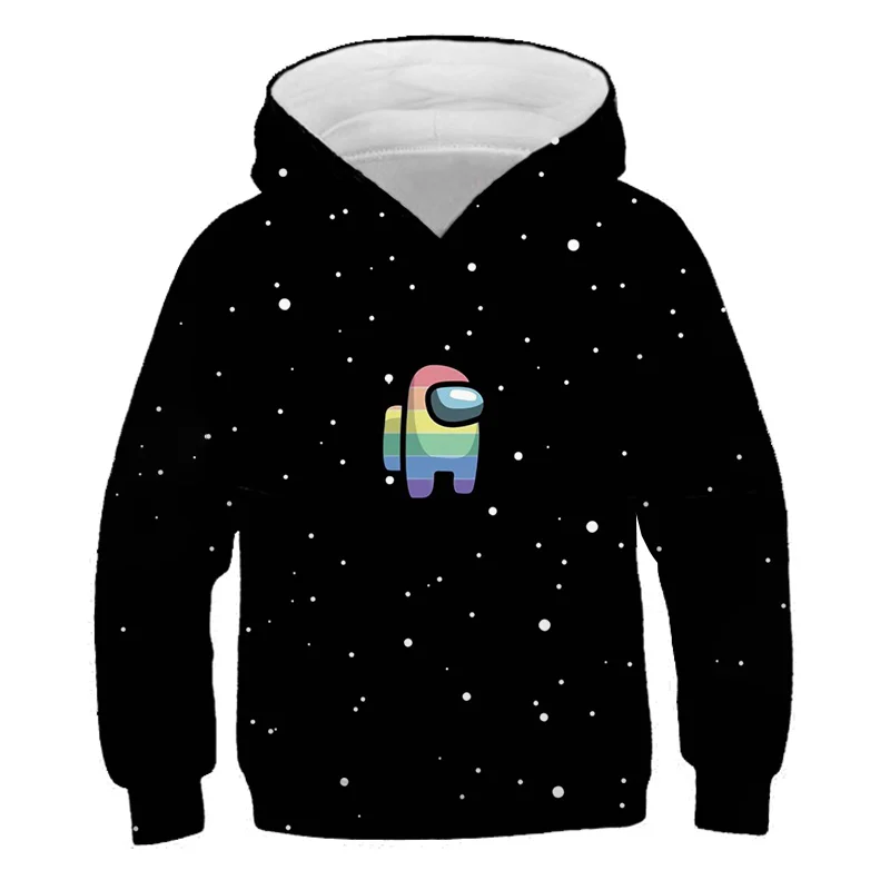 

2021 3D Autumn Game Warm Costume Among Us Hoodies Kids Hot Boys' Clothes Children's Clothing Casual Sweatshirt Costume Boy