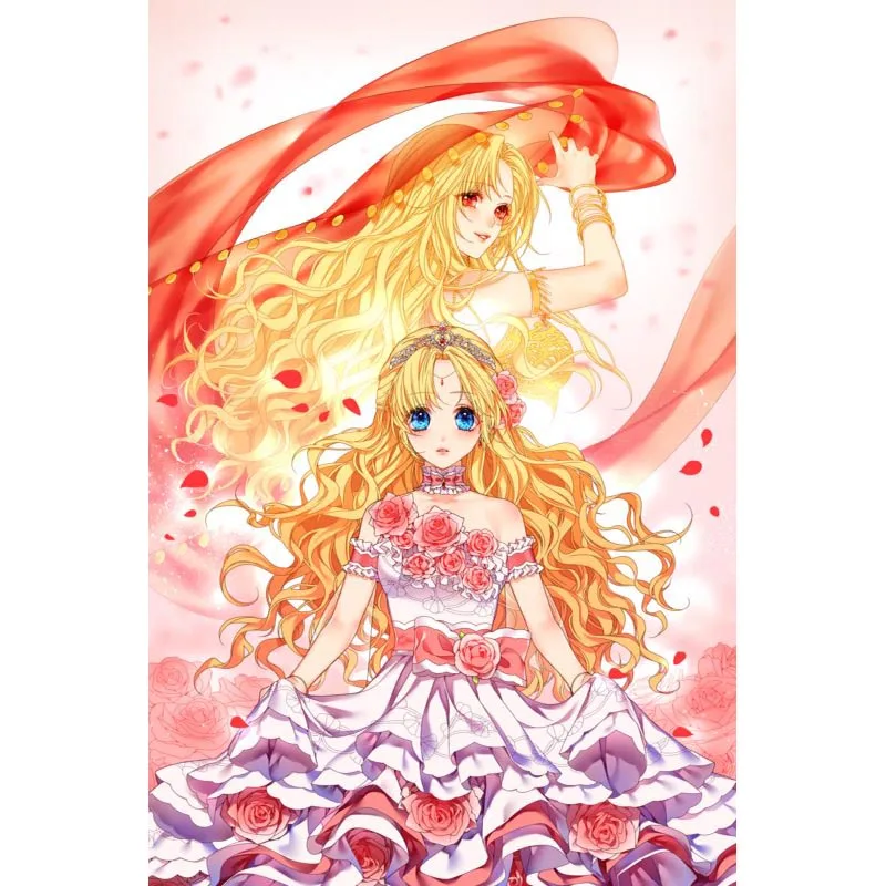 Постер Кто сделал меня принцессой 02 из аниме атласный постер тканевый настенный