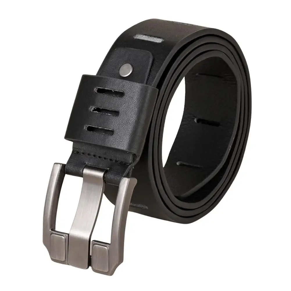 

New Men's Belt Male Leather Pin Buckle Belts Men Alloy Buckle Casual Male Vintage Strap Male Leather Luxury Belts 120cm