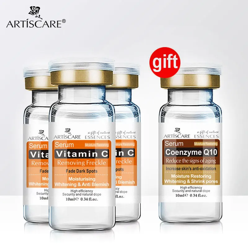 Купить 3 получить 1 подарок витамин C сыворотка анти старение Отбеливание 10 мл