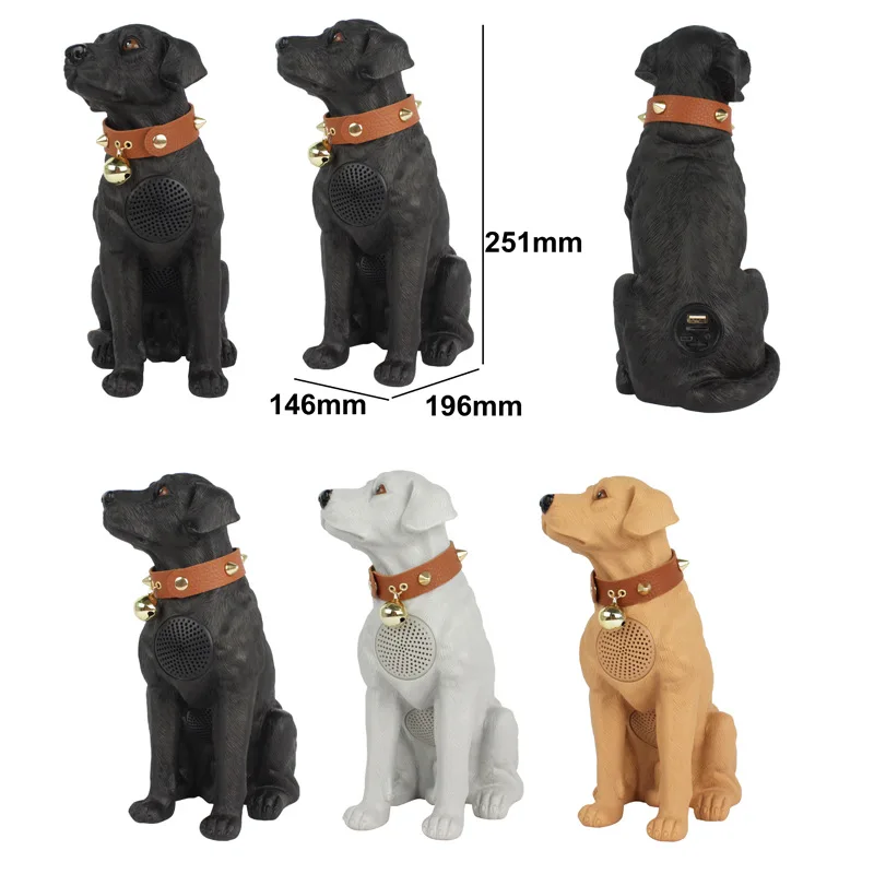 Wireless Bluetooth 5.2 Speaker Big Bulldog Portable Stereo Super Bass USB AUX FM TWS Outdoor Full Dog Subwoofer | Электроника