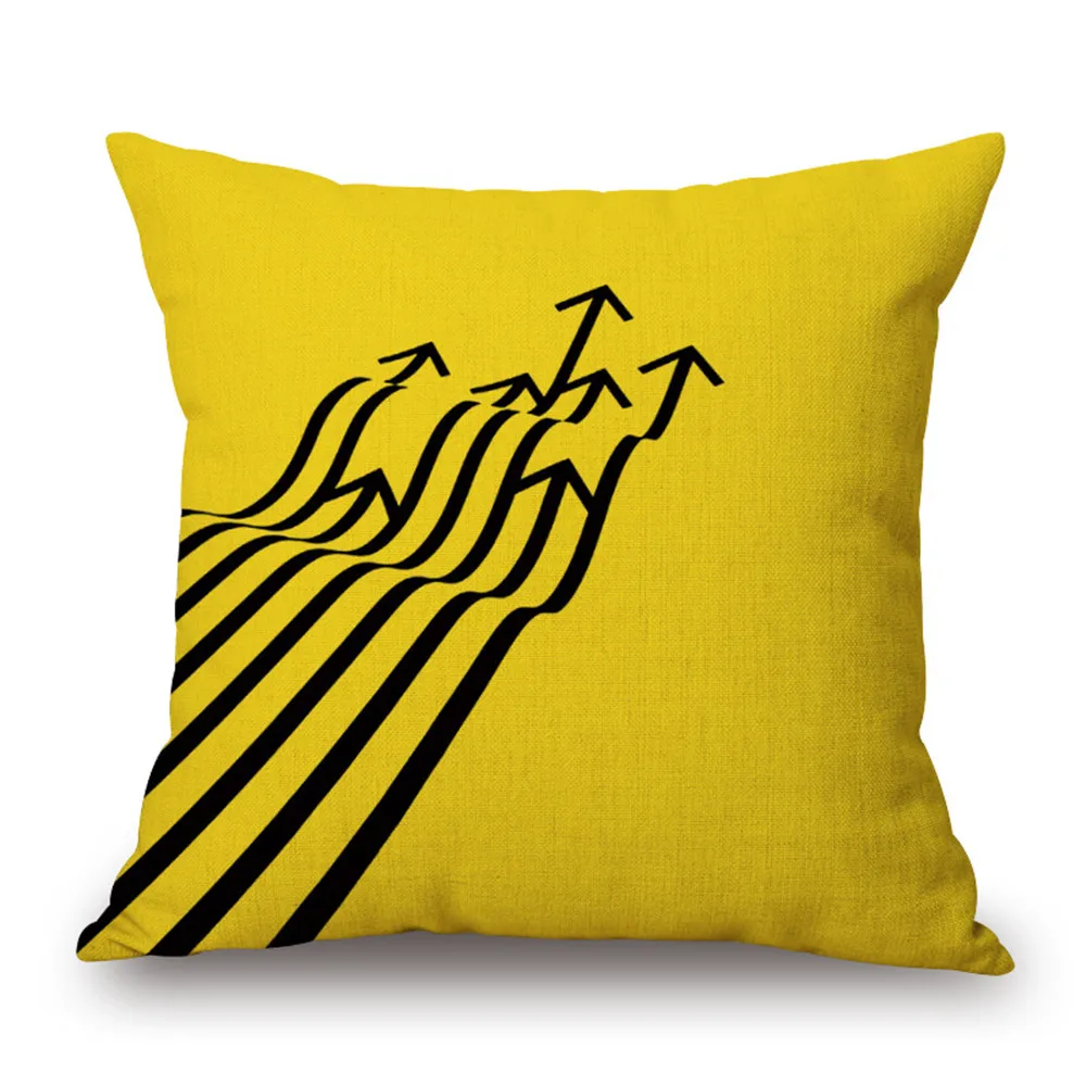 Декоративный декоративный чехол для подушки наволочка с геометрическим