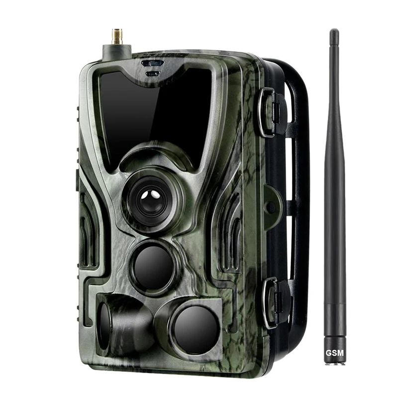 

Hc-801M Hunting Trail Camera 2G Sms/Mms/Smtp Wild Camera 0.3S Trigger Photo Traps For Animal 16Mp Hd Night-Version Scout Camera