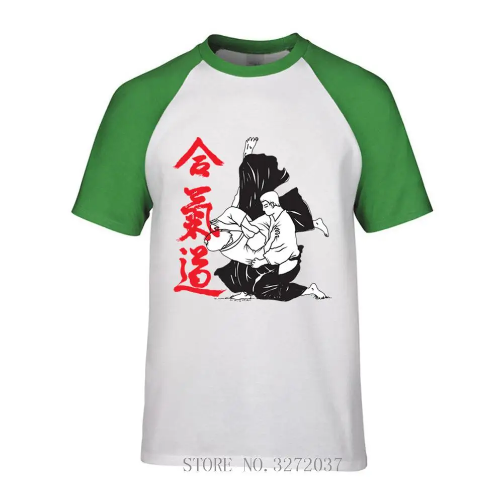 Футболка Aikido мужская с коротким рукавом модная тенниска из 2019 хлопка уютная