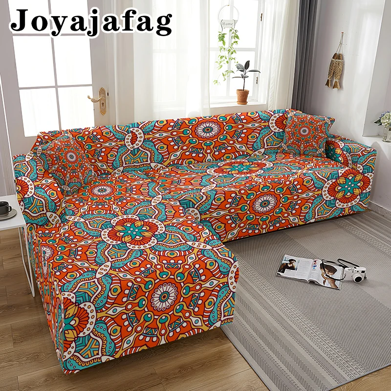 

Mandala Sofa Cover Bohemia Slipcover Elastic Furniture Protector Four Seasons Strech Anti-dirty Couch Covers Case 1/2/3/4 Seater