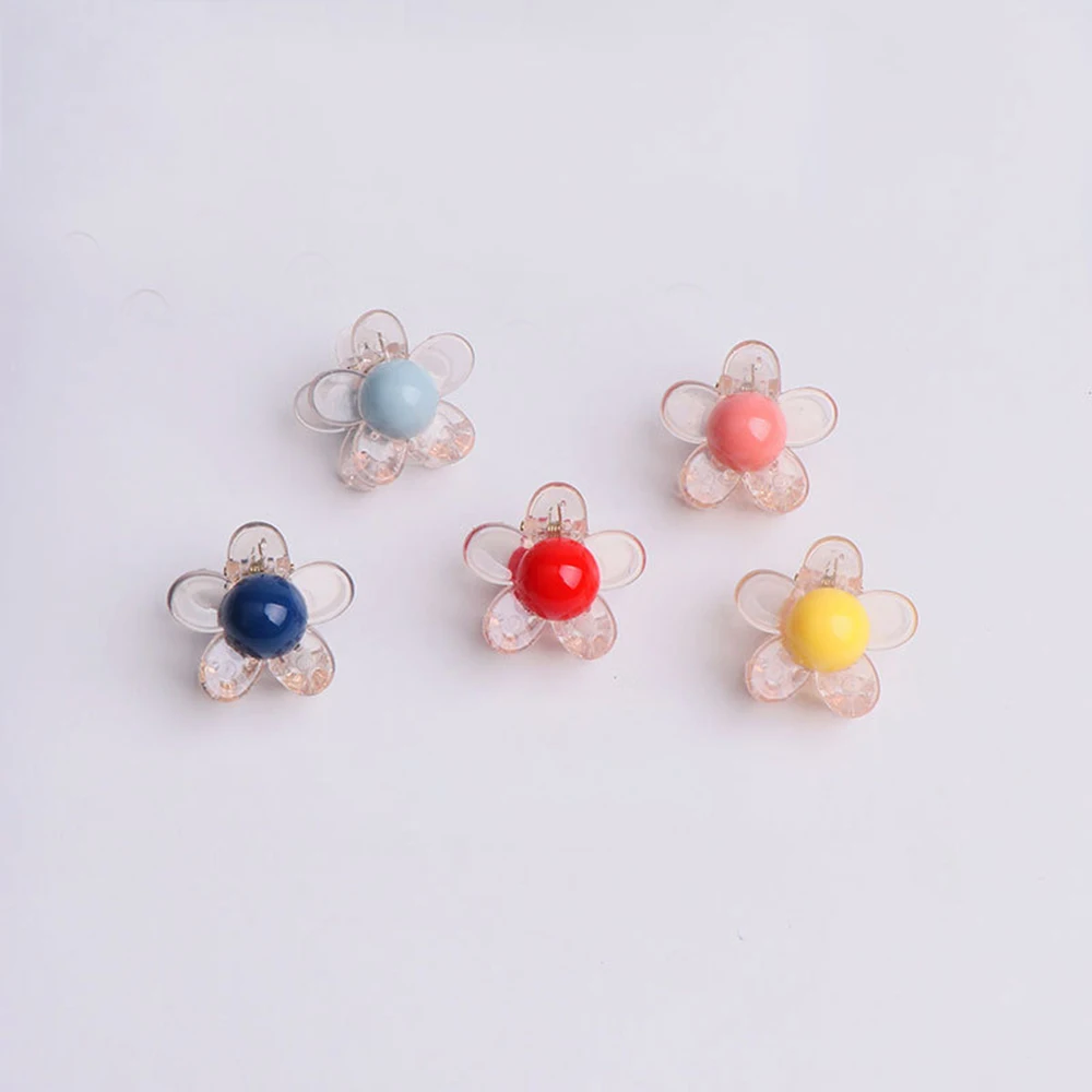 

Korean Ins Cute Hair Claws Elegant Acrylic Hair Clips Sweet Flower Hairpins Ponytail Headwear for Women Girls Hair Accessories