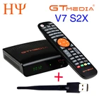 5 шт. GTMEDIA V7 S2X HDDVB-S2 HD Youtube PowerVU Newcamd GTMEDIA V7S спутниковый ресивер DVB-SS2S2X AVS + VCM ACM multi-stream
