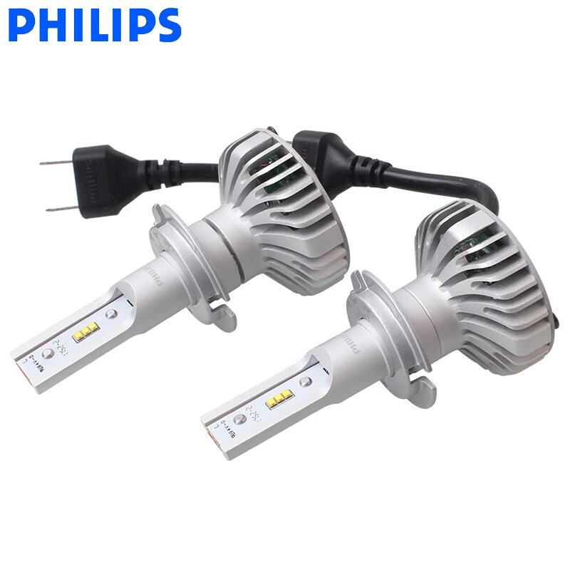 Philips LED H7 Ultinon Автоматическая фара 6000K холодный синий белый свет + 160% ярче