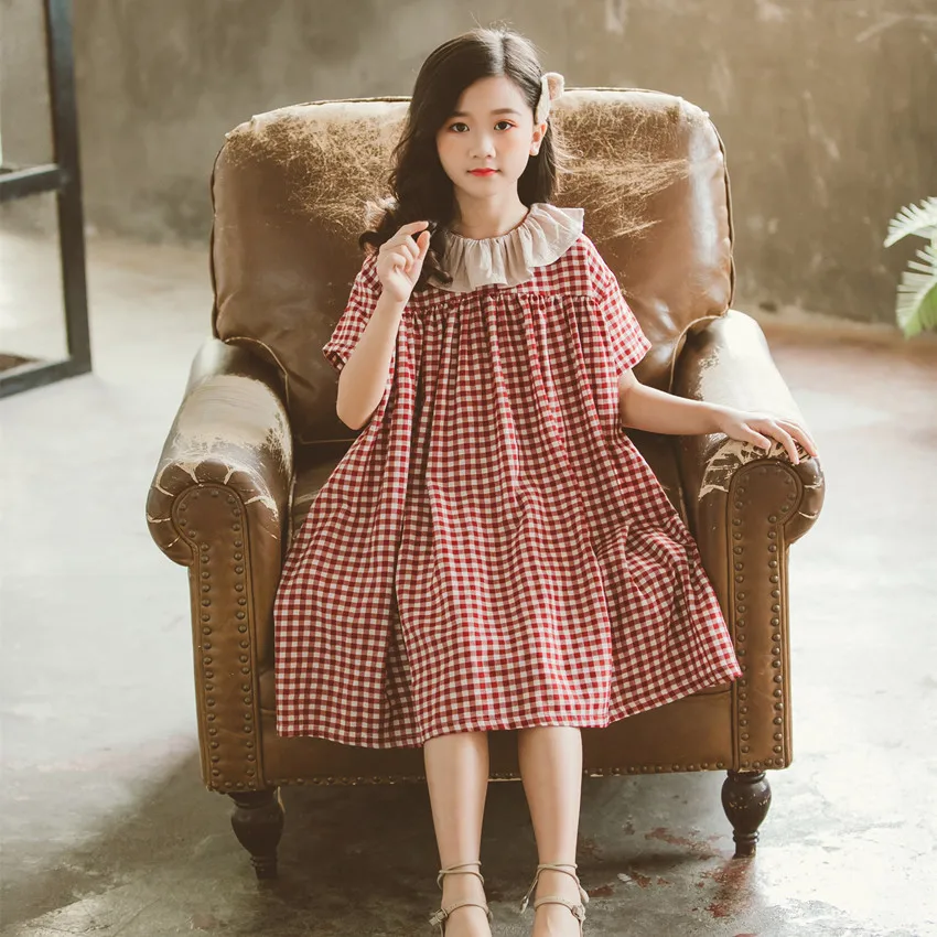 Летнее свободное платье для девочек детские вечерние платья принцессы в